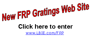 New FRP Gratings web site on line now - CLICK HERE